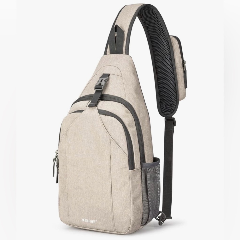 G4Free Sling Bag RFID Blocking Sling Crossbody Chest Daypack for Hiking Travel